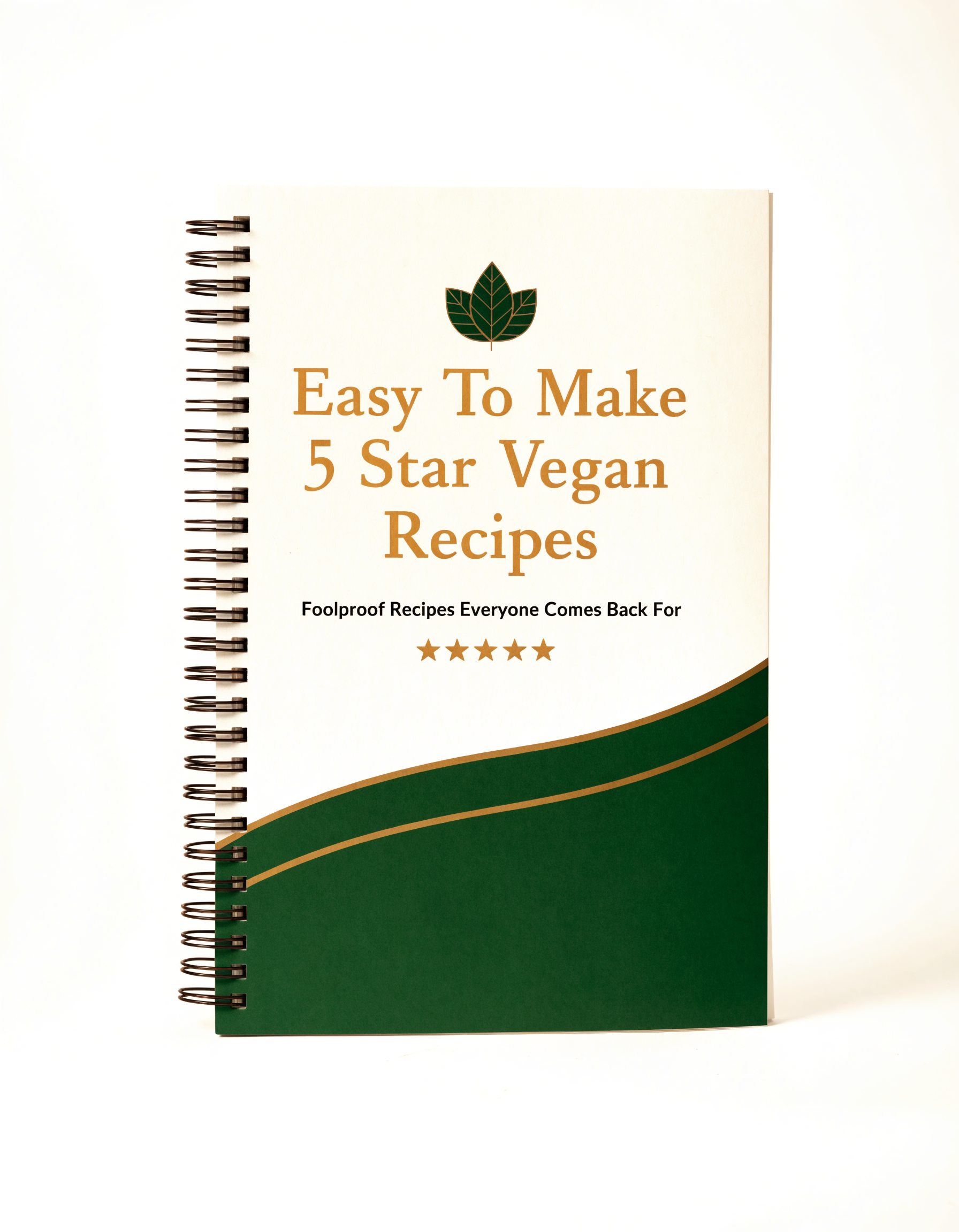 Easy To Make 5 Star Vegan Recipes cookbook cover