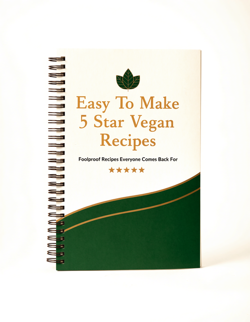Easy To Make 5 Star Vegan Recipes cookbook cover