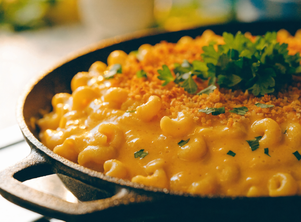 Creamy vegan mac and cheese from Easy To Make 5 Star Vegan Recipes
