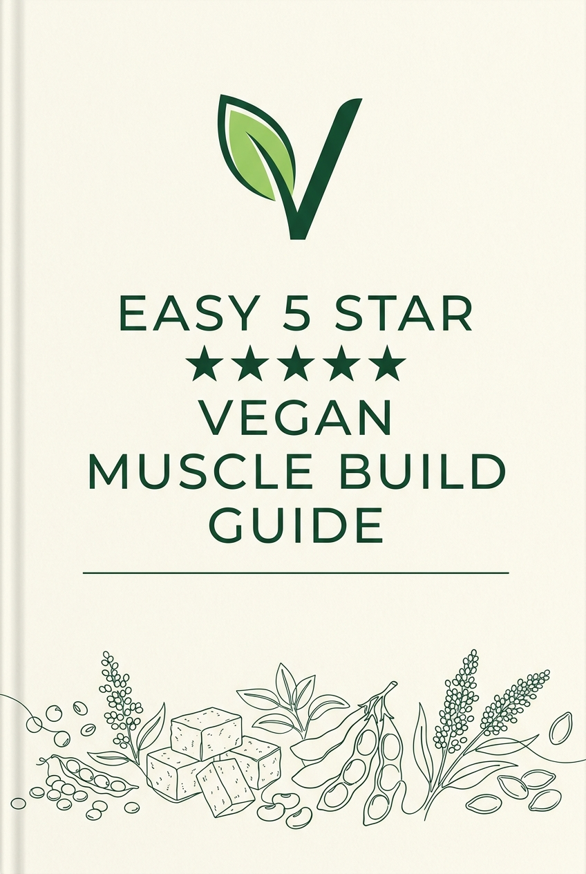 Easy 5 Star Vegan Muscle Build Guide cover